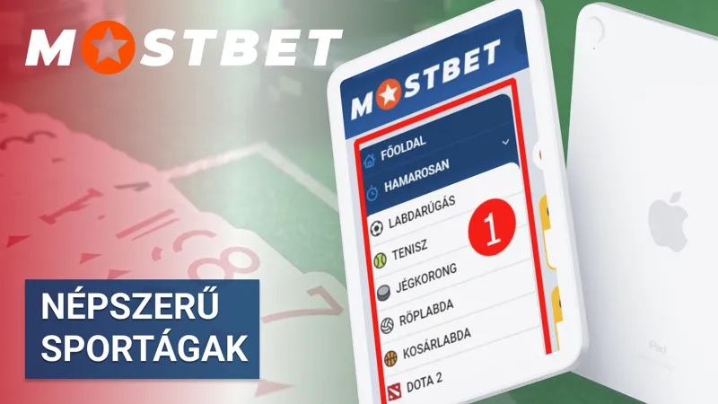 Népszerű sportágak a Mostbeten